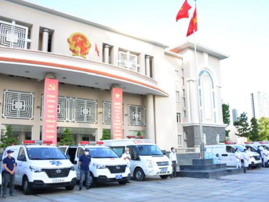 TP Thủ Đức ra mắt đội xe cấp cứu khẩn cấp bệnh nhân COVID-19