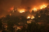 Cảnh cháy rừng như Ngày tận thế ở Hy Lạp