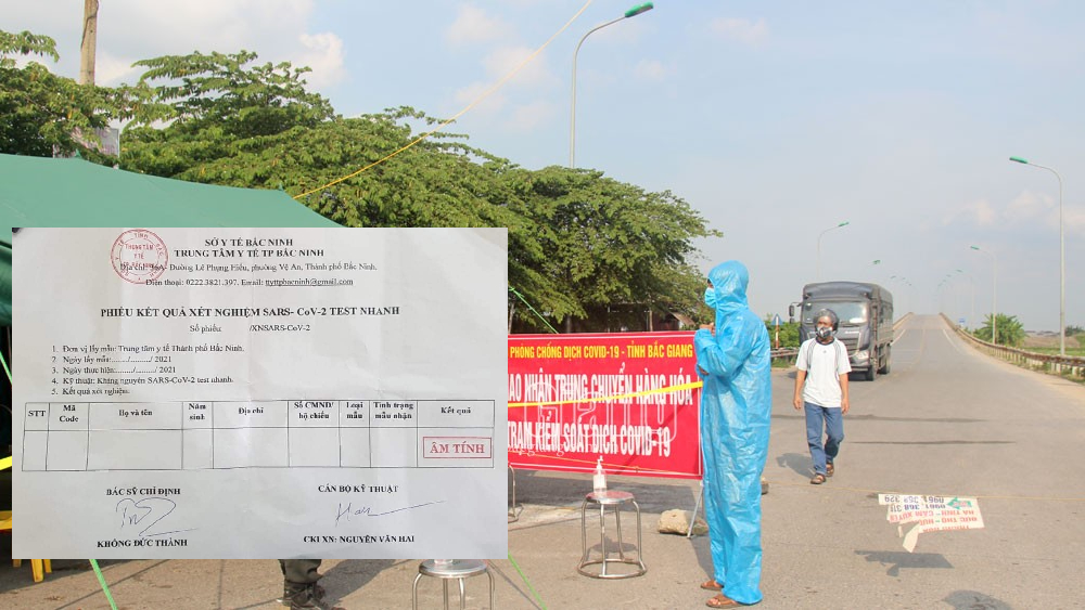 Đề nghị điều tra vụ phiếu xét nghiệm SARS-CoV-2 test nhanh có dấu hiệu giả mạo