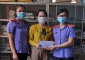 VKSND huyện Đak Pơ tiếp tục chung tay ủng hộ phòng, chống dịch bệnh COVID-19