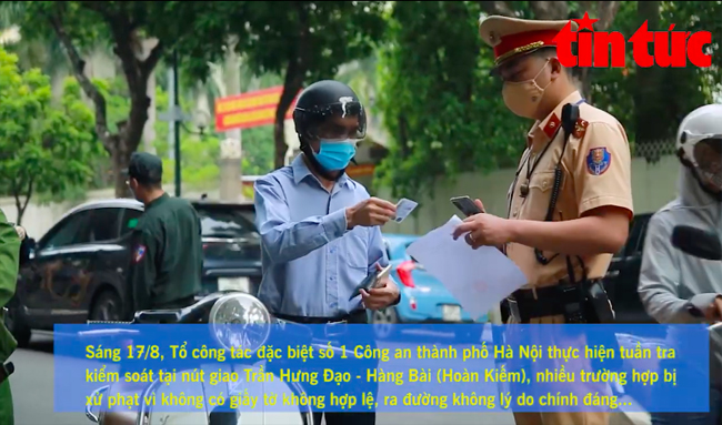 Tổ công tác đặc biệt xử lý trường hợp vi phạm an toàn giao thông và ra đường không có lý do