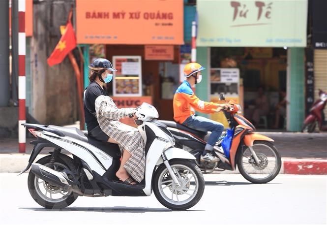 Miền Bắc nắng gay gắt trên diện rộng