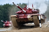Đội tuyển đua xe tăng “Tank Biathlon” Việt Nam thi đấu xuất sắc, hạ 5 5 mục tiêu