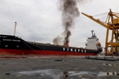 Cháy tàu chở hàng Vinafco trọng tải hàng ngàn tấn