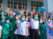 70 cán bộ y tế TP Hải Phòng lên đường hỗ trợ TP Hồ Chí Minh chống dịch