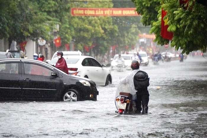 Miền Bắc xuất hiện mưa lớn