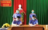 VKSND huyện Hải Lăng ký cam kết phòng chống dịch COVID-19 trong tình hình mới