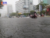 Mưa trắng trời, đường phố Đà Nẵng biến thành sông trước giờ bão đổ bộ