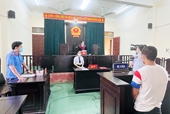 Xét xử theo thủ tục rút gọn vụ chống người thi hành công vụ tại huyện Nông Cống