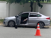 CLIP Hiện trường Bí thư thị trấn Lai Uyên tử vong trong ô tô