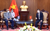 Viện trưởng Lê Minh Trí tiếp Đại sứ đặc mệnh toàn quyền Cuba tại Việt Nam
