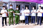 Thái Nguyên Chủ tịch UBND tỉnh kiểm tra, động viên chốt kiểm soát phòng, chống dịch COVID-19