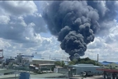 Bình Dương Cháy nổ lớn tại công ty sản xuất mút xốp