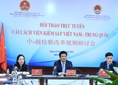 Hội thảo trực tuyến VKSND tối cao hai nước Việt Nam - Trung Quốc
