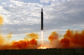 Triều Tiên tuyên bố đã bắn thử thành công tên lửa siêu thanh