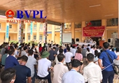 Huyện Bình Giang - Hải Dương Gần 400 khách hàng tham gia đấu giá đất trong mùa dịch