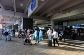 Sân bay Nội Bài những ngày đầu triển khai thí điểm mở đường bay nội địa đến Hà Nội