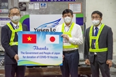 Nhật Bản và Mỹ tặng Việt Nam thêm gần 1 triệu liều vắc xin phòng COVID-19