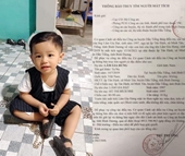 Tìm kiếm bé trai 2 tuổi mất tích bí ẩn trước cửa nhà