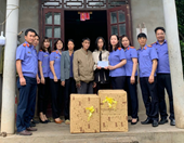 Phòng 3, VKSND tỉnh Quảng Ninh Thăm, tặng quà và nhận đỡ đầu học sinh có hoàn cảnh khó khăn
