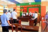 VKSND Bình Định tuyên truyền giáo dục pháp luật qua phiên tòa giả định