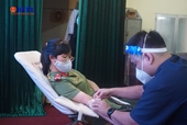 Cán bộ, chiến sĩ Công an TP Đà Nẵng tham gia hiến máu tình nguyện