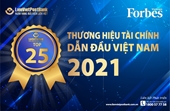 LienVietPostBank được vinh danh Top 25 Thương hiệu Tài chính Dẫn đầu năm 2021 và Top 100 Thương hiệu Mạnh Việt Nam năm 2021