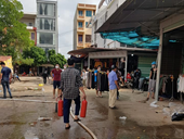 Cháy Trung tâm thương mại HDB ở Bắc Giang