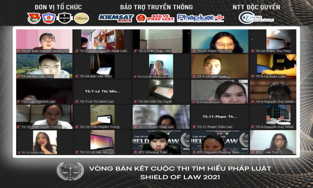 Bán kết cuộc thi tìm hiểu pháp luật “Shield of Law - Lá chắn pháp luật 2021”