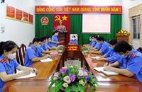 VKSND huyện Chợ Mới sinh hoạt chuyên đề nhân Ngày Pháp luật Việt Nam năm 2021