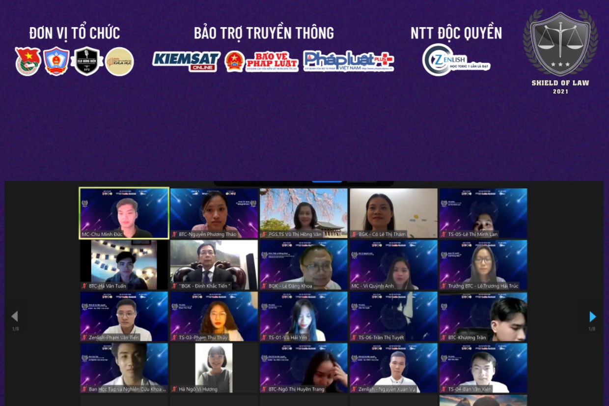 Chung kết Cuộc thi tìm hiểu pháp luật “Shield of Law - Lá chắn pháp luật 2021”