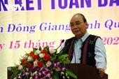 Chủ tịch nước dự Ngày hội Đại đoàn kết toàn dân tộc tại tỉnh Quảng Nam