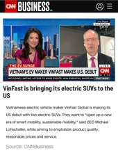 Báo Mỹ Sự có mặt của VinFast là tin tốt cho ngành công nghiệp ô tô của California