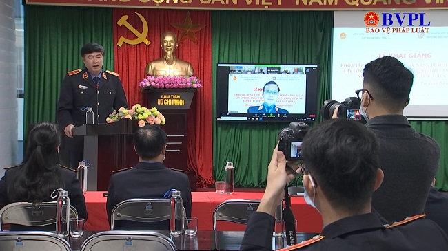 Khai giảng khóa tập huấn kiến thức, kỹ năng về hỏi cung lấy lời khai