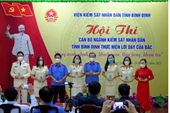 VKSND tỉnh Bình Định tổ chức Hội thi thực hiện lời Bác Hồ dạy