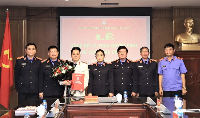 Bổ nhiệm chức danh Thư ký Viện trưởng VKSND tối cao