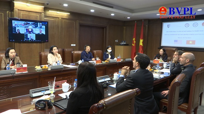 Hội thảo trực tuyến về hệ thống tư pháp Hoa Kỳ