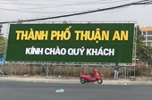 Làm rõ văn bản Văn phòng UBND TP Thuận An xin doanh nghiệp 500 triệu đồng để đón Tết