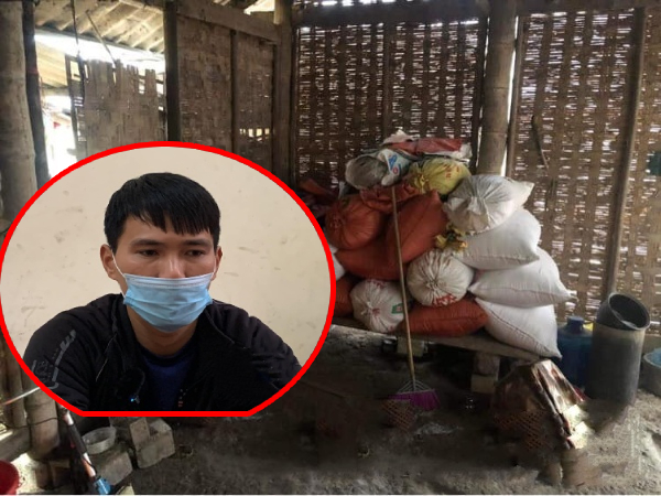 Bắt đối tượng có nhân thân bất hảo , trộm 3 bao thóc