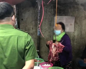 Hai mẹ con tiểu thương trốn cách ly y tế ra chợ bán thịt