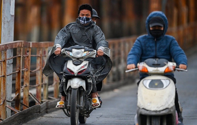 Miền Bắc có mưa nhỏ rải rác, trời rét