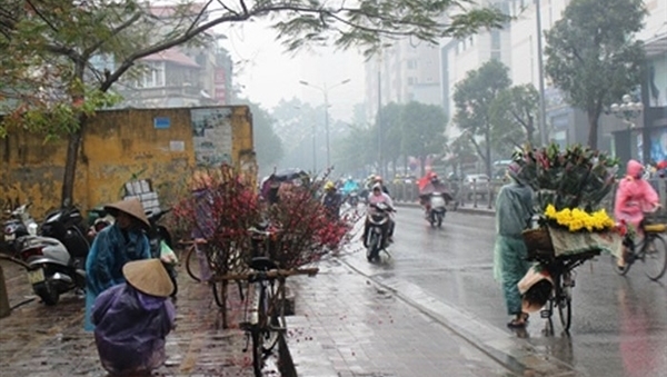 Miền Bắc trời mưa rét, vùng núi có nơi rét đậm