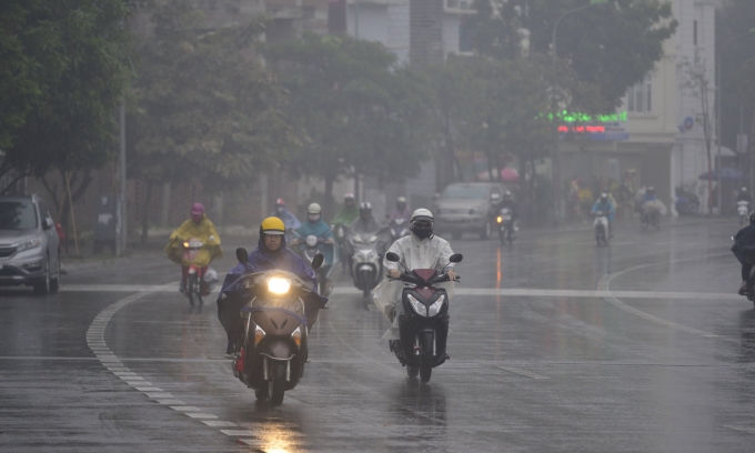 Miền Bắc trời rét, mưa phùn đi kèm gió bấc, Tây Nguyên, Nam Bộ có mưa rào