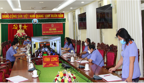 VKSND tỉnh Vĩnh Long đẩy mạnh thực hiện các giải pháp hoàn thành chỉ tiêu công tác trong năm 2022