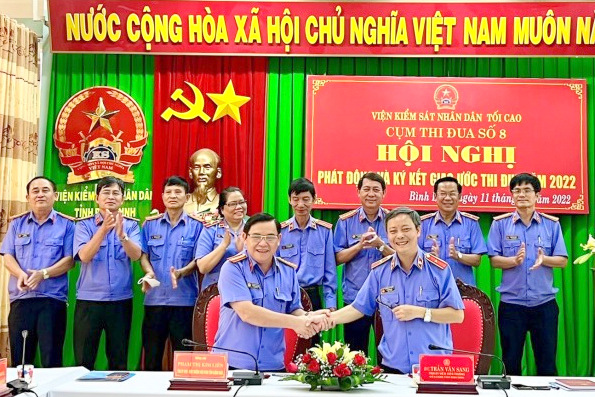 Cụm thi đua số 8 ký Giao ước thi đua năm 2022