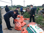 VKSND huyện Quỳnh Lưu kiểm sát việc tiêu hủy vật chứng