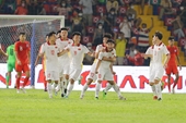 U23 Việt Nam dội cơn mưa bàn thắng vào lưới đội bóng quốc đảo sư tử