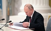 Tổng thống Nga ký sắc lệnh công nhận hai nước cộng hòa ở Donbass, đông Ukraine