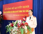 Thượng tá Nguyễn Quang Phương làm Phó Giám đốc Công an tỉnh Quảng Ninh