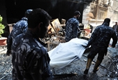 Hỏa hoạn thiêu rụi trung tâm thương mại giữa thủ đô Syria, 11 người thiệt mạng